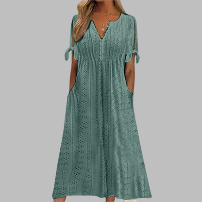 Alice – Robe midi élégante d'été au style boho