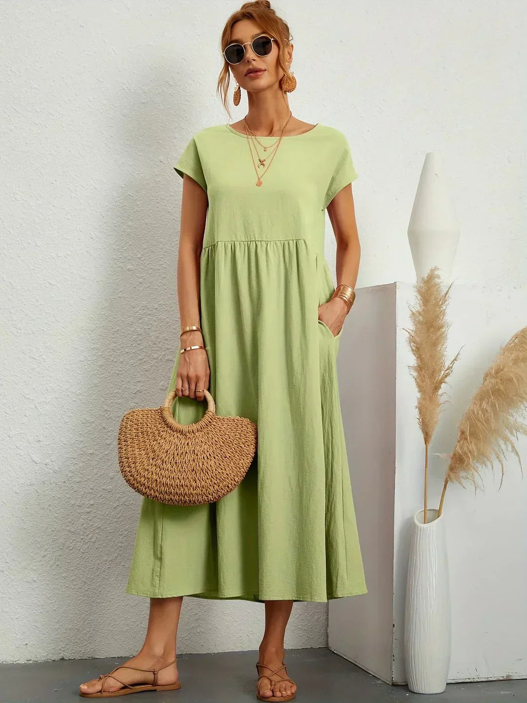 Gabrielle™ | Robe Midi Élégante et Intemporelle