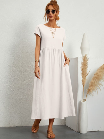 Camell - Robe à Col Ronde
