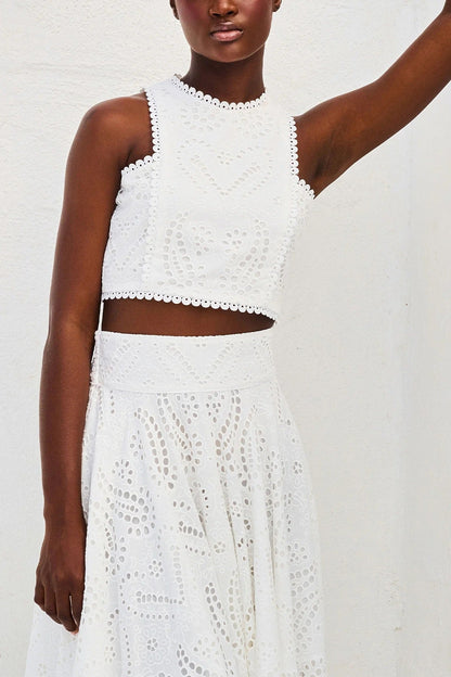 Linda | Robe à Oeillets Flowy pour Femmes