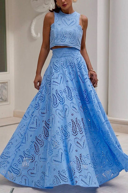 Linda | Robe à Oeillets Flowy pour Femmes