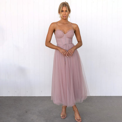 Franca – Robe midi raffinée au design classique