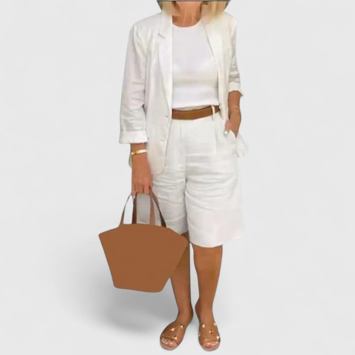 MIRELYTHEA – ENSEMBLE DE COSTUME ÉLÉGANT 2 PIÈCES