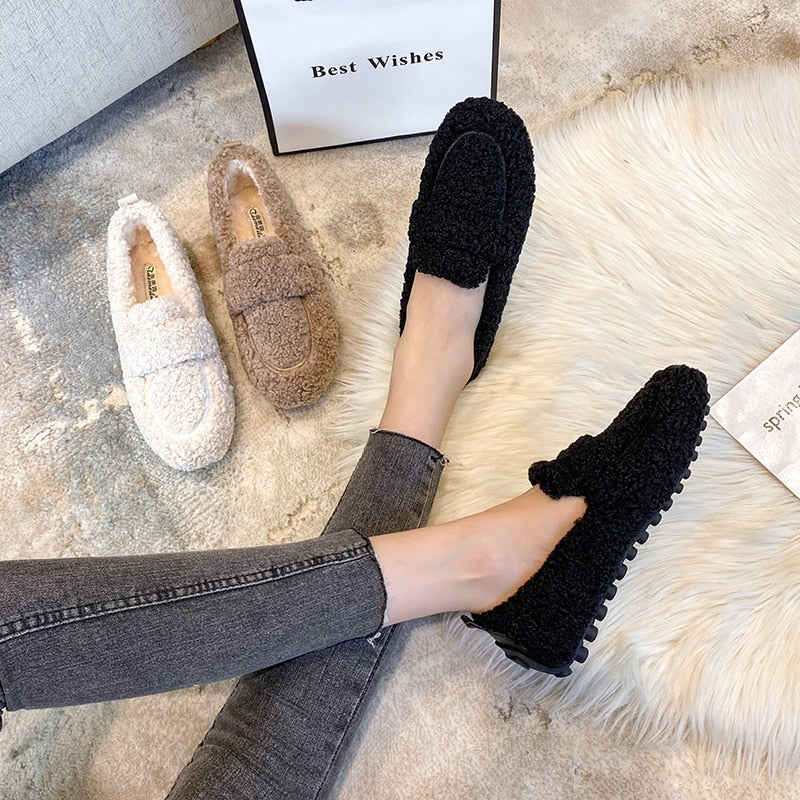 Azida – Chaussures en Peluche Confort