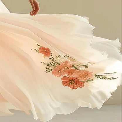 Rosa | Robes de soirée élégantes avec décolleté en V et taille haute