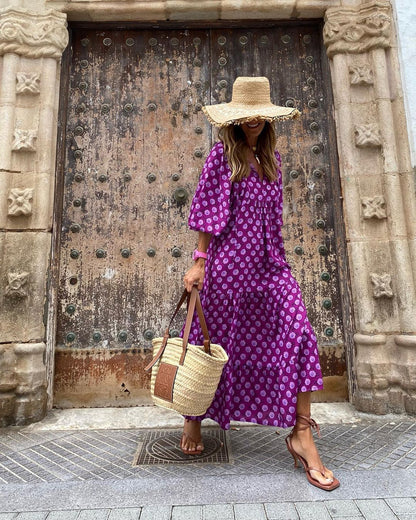 Viola - Robe maxi avec élégance intemporelle
