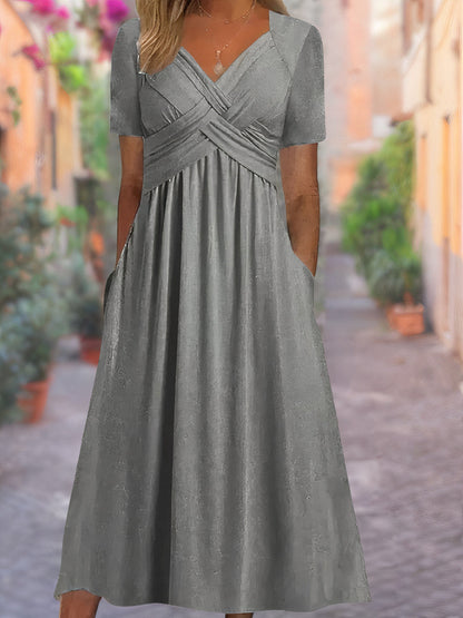 Aria - Robe V à Col Confortable
