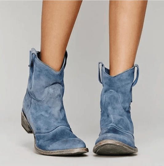 Charlotte - Bottes orthopédiques en cuir suédé