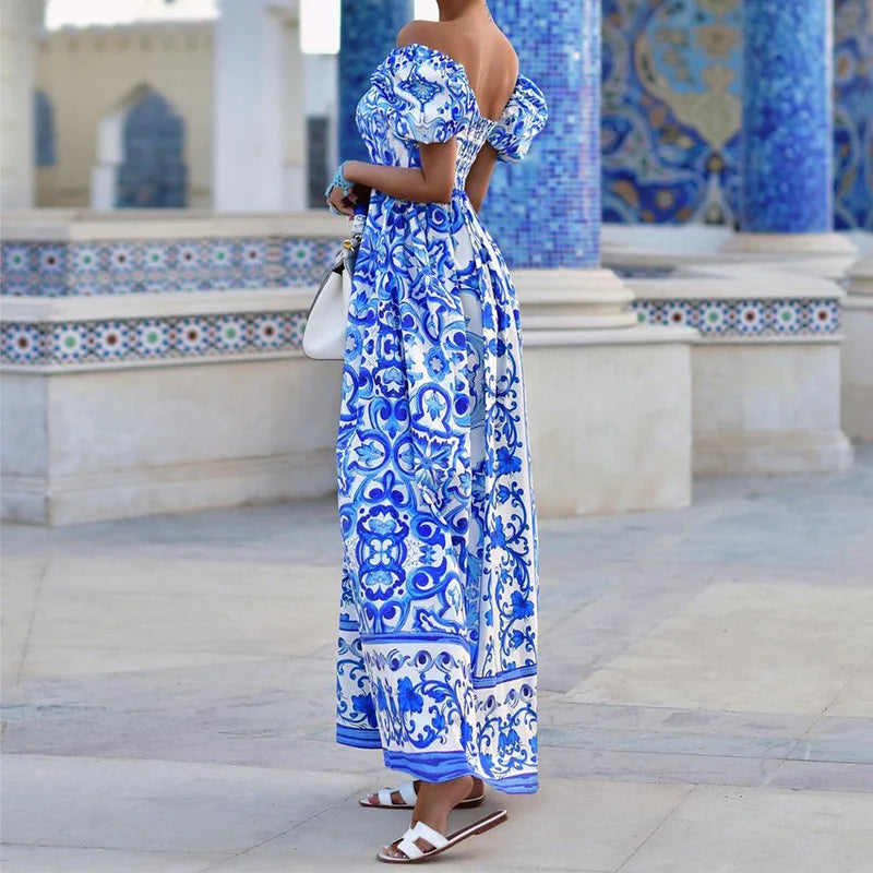 Robe Maxi Off-Shoulder Isla