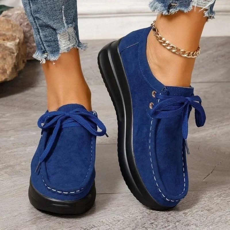 Laurina - Sneakers di camoscio alla moda