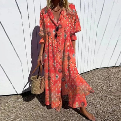 Margaux | Robe d'été boheme pour femme | Maxi