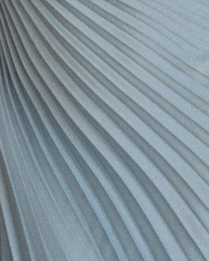 Delfina - Robe Longue en Satin avec Plis d'une Épaule