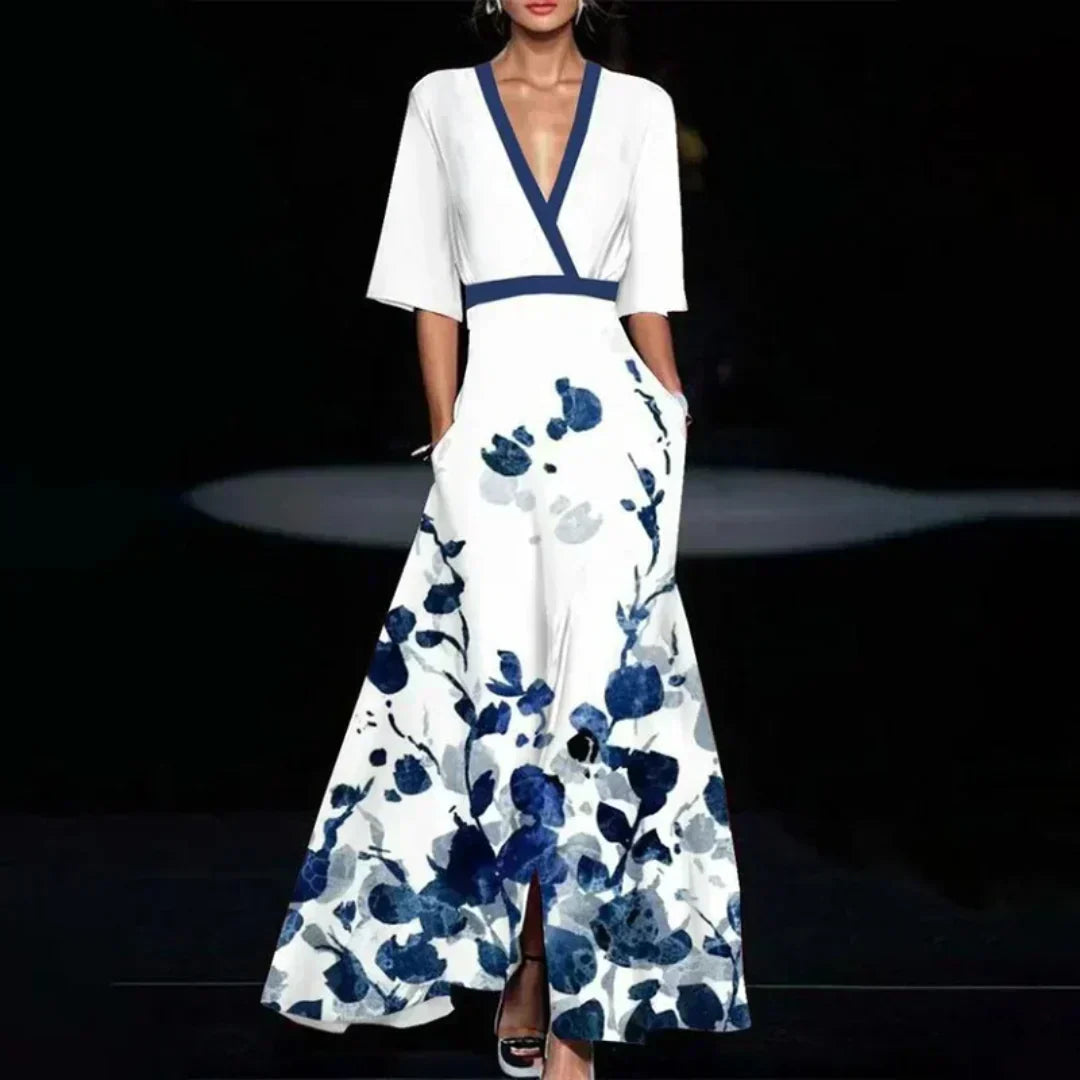 Ruby - Robe Élégante avec Motif Floral
