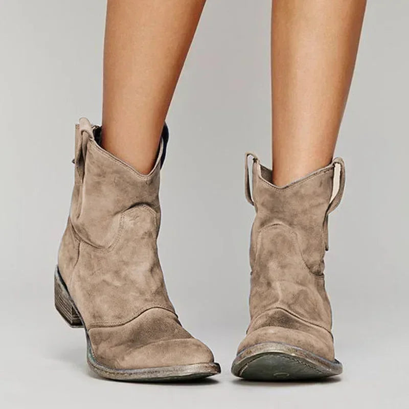 Carlotta – Bottines en daim
