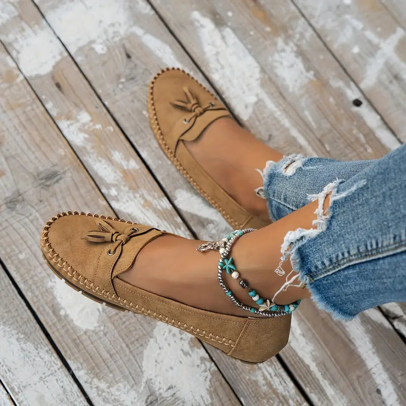 Adelina - Mocassins en Cuir Doux