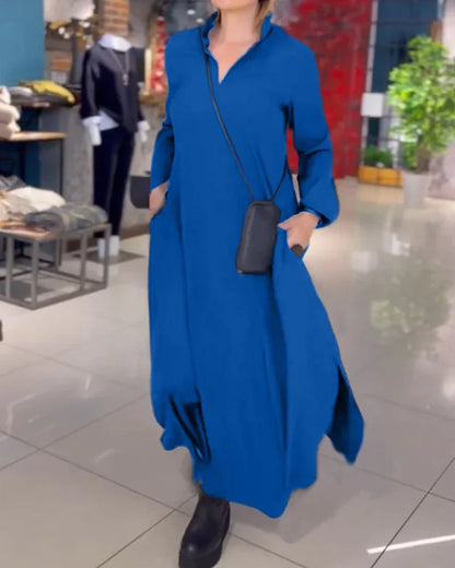 Helena™ | Robe longue et ample avec fentes latérales