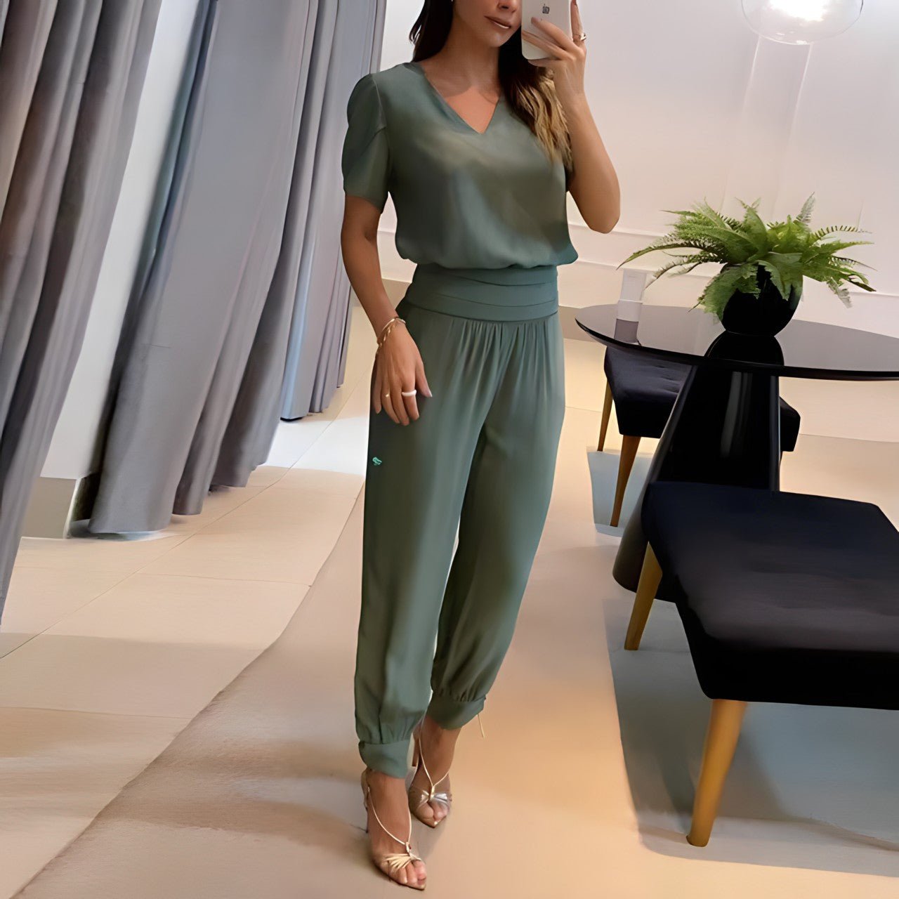 Kenzie – Ensemble Tendance avec Blouse et Pantalon