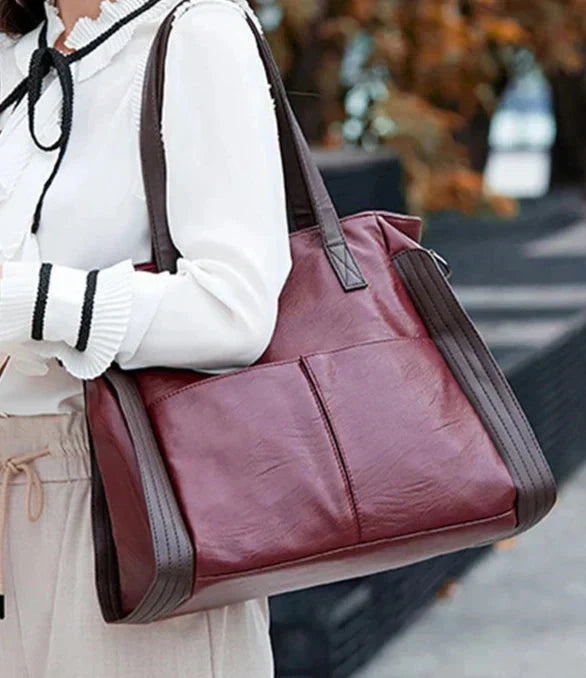 Sac en Cuir Classique Indigo