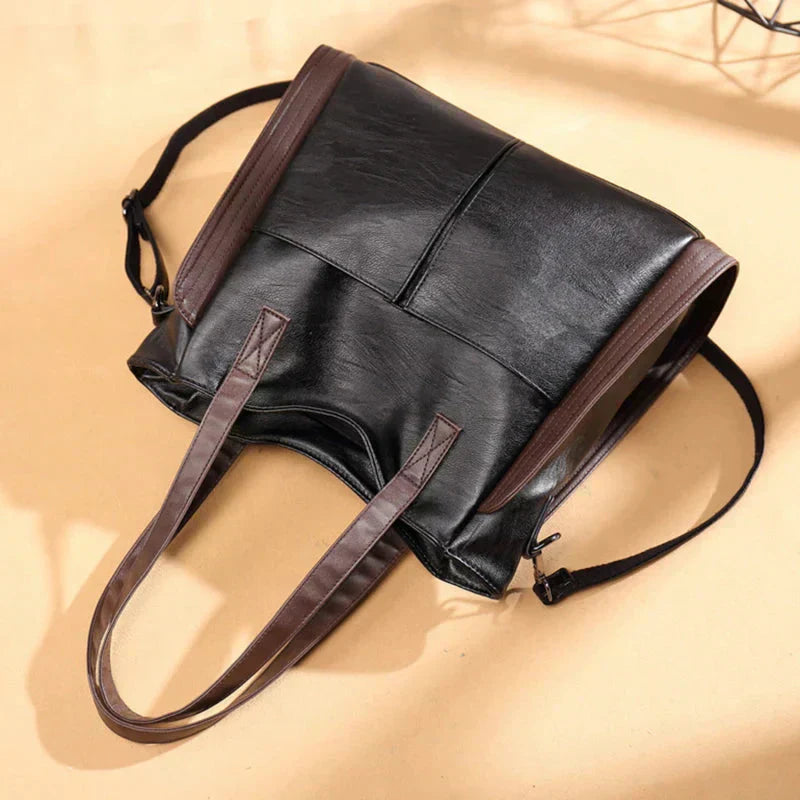 Etta | Sac à bandoulière en cuir PU de grande capacité à la mode