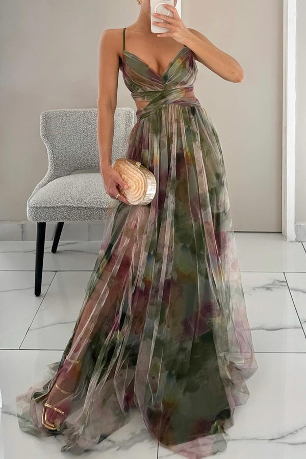 Jennifer | Robe Maxi Fleurie Élégante