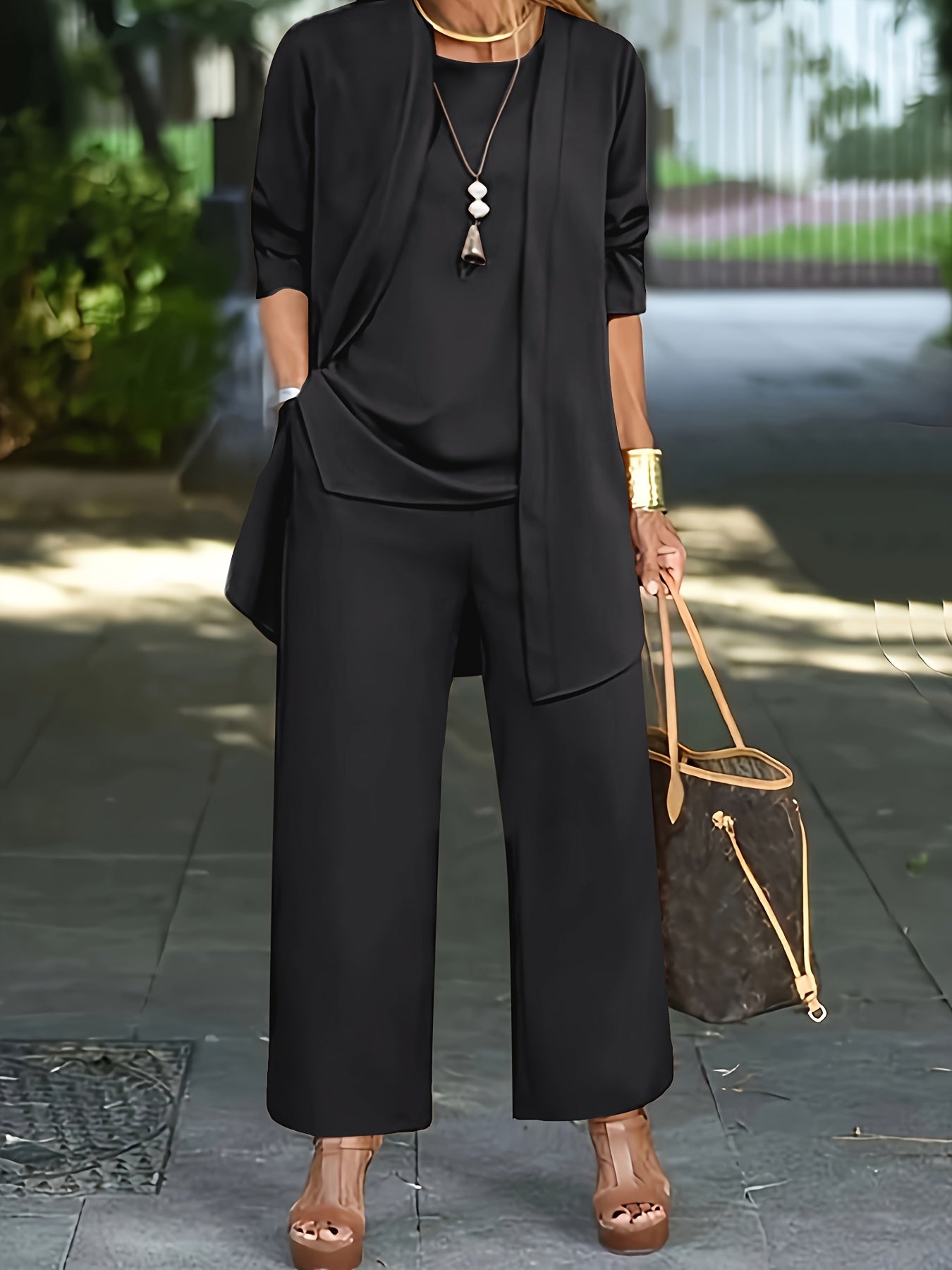 Layla™ - Ensemble Chic et Stylé en Trois Pièces