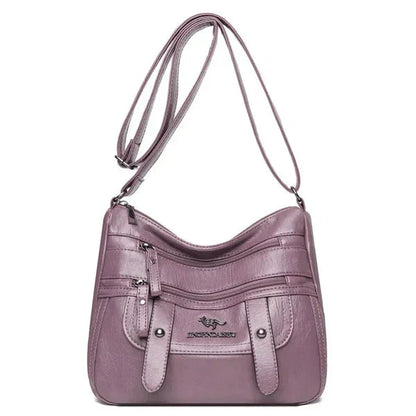 Wren | Sac en PU Cuir Rétro Multi-Poches Élégant