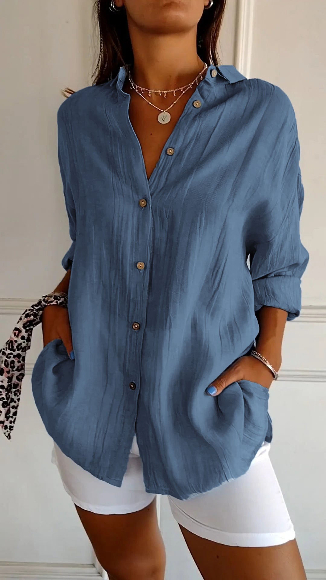 Emily | Blouse Oversize Élégante