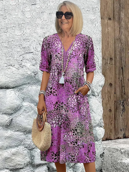 Skye - Robe d'été à décolleté en V