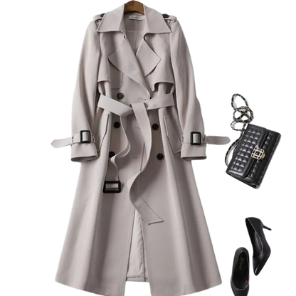 Christai | Manteau Long Femme | Veste Boutonnée