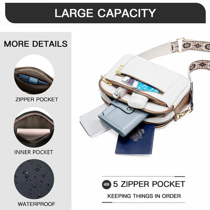 Sac Nylah Crossbody avec Sangles Colorées