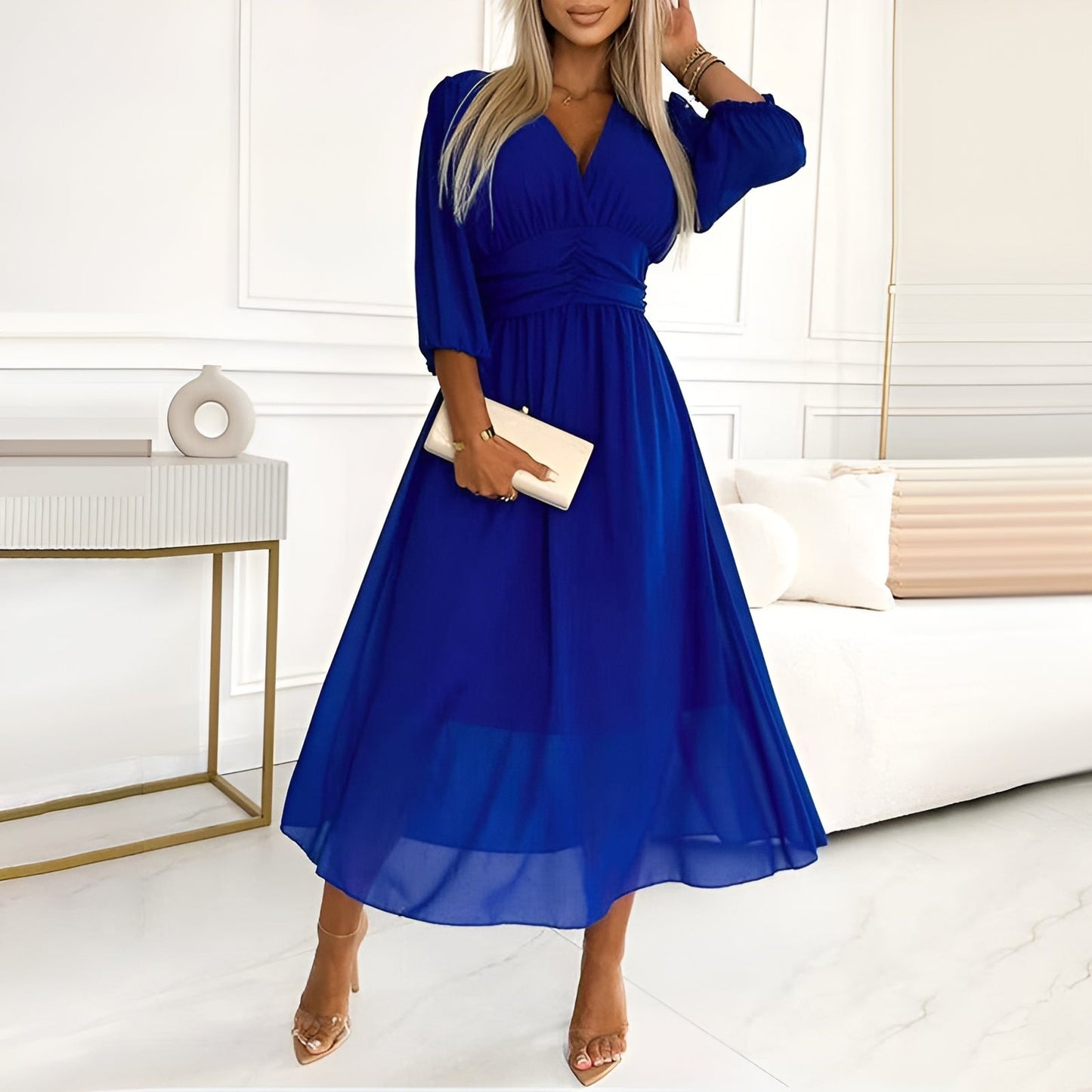 Nia | Robe Enveloppante Élégante