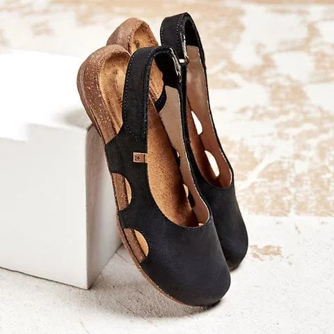 Chiara - Slingbacks in Morbida Camoscio