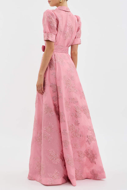 Anabella | Robe Courte avec Manches Bouffantes