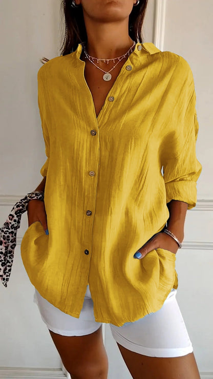 Sasha - Chemise Élégante avec Style Plissé