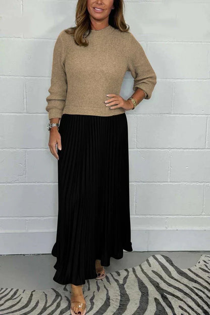 Charlotte™ - Élégante Robe-Pull 2-en-1