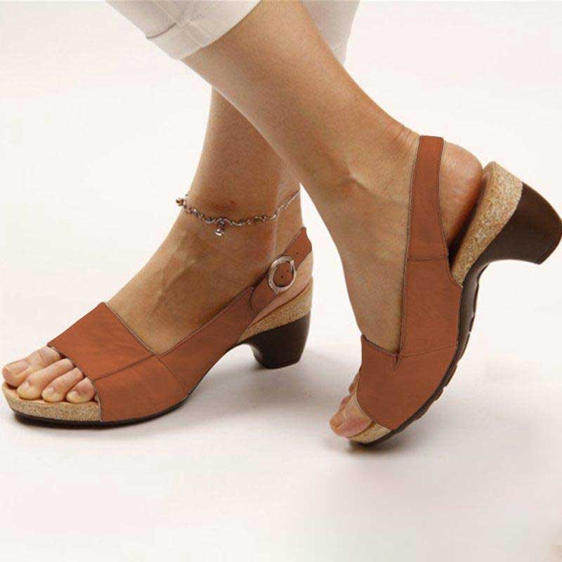 Jolene - Sandales Orthopédiques à Talons
