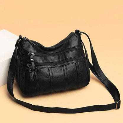 Oriana | Sac à Poche Multi-Couche en Cuir PU de Luxe