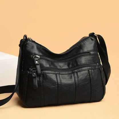 Sac à Bandoulière en Cuir Souple Nina