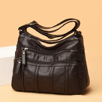 Sac à Bandoulière en Cuir Souple Nina