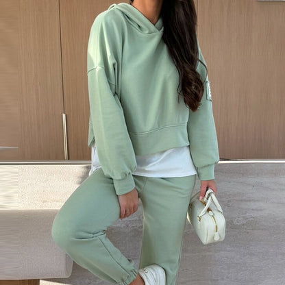 THALIRYN – ENSEMBLE DE SWEAT-SHIRT CASUAL À CAPUCHE