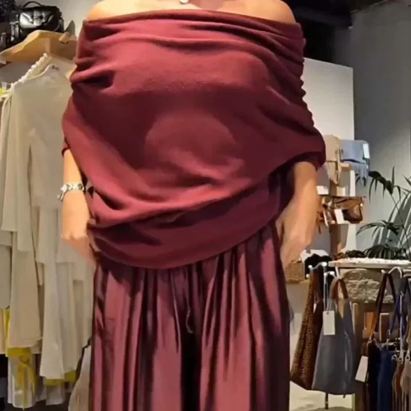 Alba | Ensemble élégant avec design décolleté Bardot
