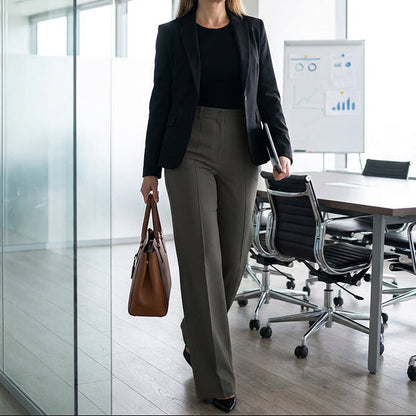 Lerin™ - Pantalon Taille Haute Élégant - Style Intemporel & Épuisé Rapidement