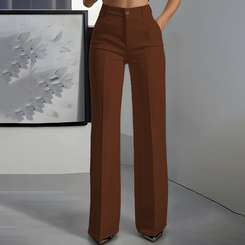Lerin™ - Pantalon Taille Haute Élégant - Style Intemporel & Épuisé Rapidement