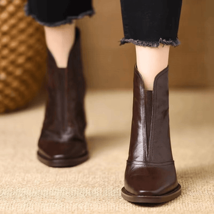 Jessica - Bottines en Cuir Élégantes